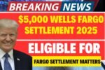 $5,000 Wells Fargo settlement